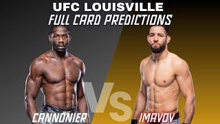 UFC Louisville FULL CARD Breakdowns and Predictions | Cannonier vs Imavov