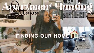 Apartment Hunting in Ottawa! (w/ 2022 rent prices) Apt Vlog pt. 1 - Our First Home Together