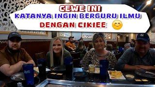 CEWE INI KATANYA INGIN BERGURU DENGAN CIKIEE 