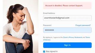 Zoom account disabled solve problem in Sinhala (100% Working)