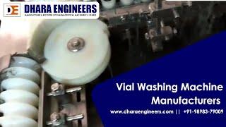 Vial Washing Machine | Dhara Washing Machine Latest Price | Vial Washing Machine Manufacturers