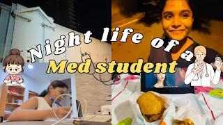 Night Life of a medical student ‍️𝓒𝓪𝓼𝓾𝓪𝓵𝓽𝔂 𝓷𝓲𝓰𝓱𝓽𝓼 ️ Study vlogNetflix 