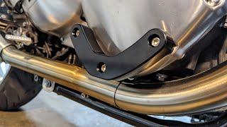 Motorcycle Engine Crash Sliders Install - Triumph Thruxton R