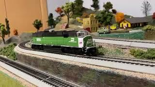 Athearn Genesis SD60M upgraded with a Blunami BLU-2200 Decoder