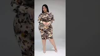 Beautiful Plus Size Curvy Models | Beautiful Plus Size Dress | #shorts #youtubeshorts #Viral Shorts