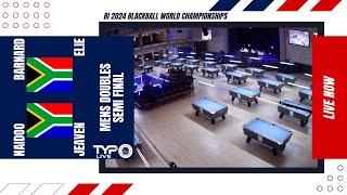 Barnard / Elie v Naidoo / Jeaven | Mens Doubles SF | 2024 BI World Blackball Championship