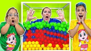 Cube Challenge with Maria Clara | Funny Story for Kids