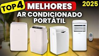 Qual Melhor AR CONDICIONADO PORTÁTIL 2025? CONFIRA os Top 4 Melhores Ares Condicionados p/ Comprar!