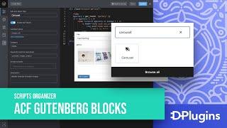 Scripts Organizer - ACF Gutenberg Addon