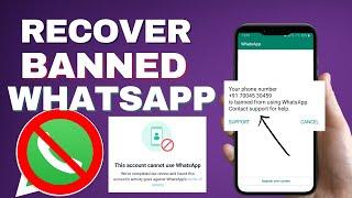 UNBAN Any BANNED WHATSAPP Number 2024 | WhatsApp Banned My Number Solution | Unban WhatsApp Account