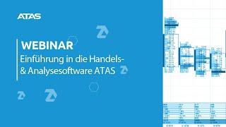 Einführung in die Handels & Analysesoftware ATAS   Teil 1