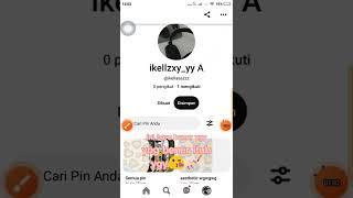 CARA GANTI USERNAME DI PINTEREST | ikellzxy