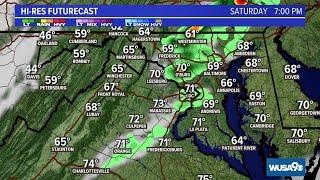 Watch as WUSA9 weather team talks about DC shows, storm Saturday, March 19, 2022