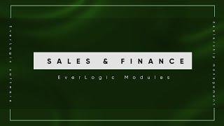 Sales & Finance | EverLogic DMS Modules