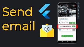 How To Send Email From Flutter App - URL Launcher - 2024