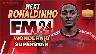 The Next RONALDINHO Is INSANE In FM24 | Football Manager 2024 Wonderkids to Superstar