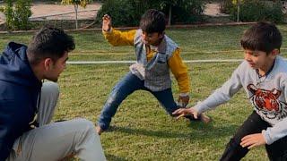 Funny Kabaddi With Children..