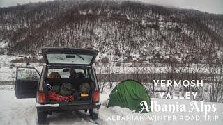 Vermosh Valley, Albanian Alps, in the Winter - Albania road trip in a Lada Niva