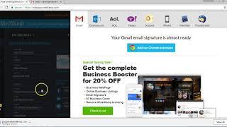How to add WiseStamp email signature to Gmail, Yahoo, GoDaddy, Outlook365 and Office 365