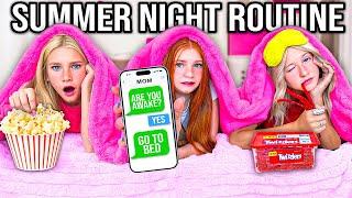 SUMMER NiGHTTiME ROUTINE WiTH 10 KiDS!! *OUT PAST MiDNiGHT!* 