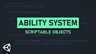 Creating an easy Ability System in Unity
