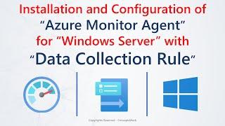 Azure Monitor | Deploy Azure Monitor Agent on Windows Servers | Data Collection Rule | Tutorial