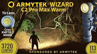 Armytek Wizard C2 Pro Max Warm - Best L-shaped 21700 Headlamp Review & Comparison with LR Warm