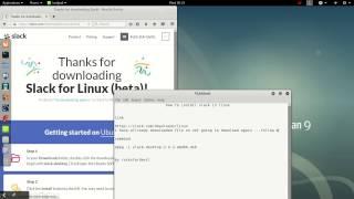 how to install slack in kali linux /  Linux Mint / Debian / Ubuntu  Fedora (linux)