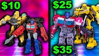 TRANSFORMERS Face-Off: $10, $25, $35 Optimus Prime & Bumblebee - RISE OF THE BEASTS Edition!