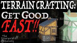 The SECRET to Getting Good FAST at Crafting D&D Terrain!!!