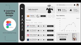 E-learning Website Design in Figma