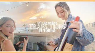soft / creative style transitions for edits - after effects tutorial + project file | klqvsluv