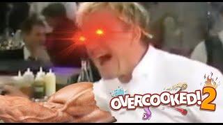 CHAOS EN TRAMMELANT Ft: Olaf & Luka  (Overcooked 2 DLC: Night Of The Hangry Horde)