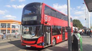 (New Volvo BZLs) - SLN - MCV Volvo BZL - 86187e - LJ24ZNW - on Route 58 - at Leyton Stn - 24/06/2024