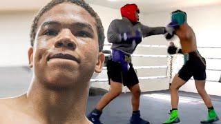 MAYWEATHER PROTEGE Curmel Moton HUMILIATES sparring partner with ONE-ARMED BEATING