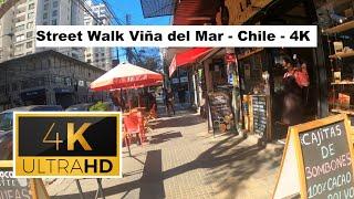  Street Walk Viña del Mar - Chile - 4K