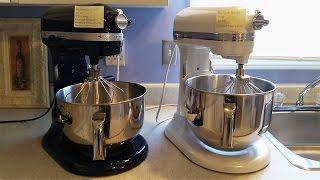 KitchenAid Mixer Professional 600 (575w) vs Pro Line Series (1.3 HP)