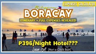 DAY 1 | P396/NIGHT HOTEL IN BORACAY?? | 5-DAY BORACAY ADVENTURE | MALAY AKLAN PHILIPPINES  [4K]