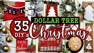 35 HIGH END Dollar Tree Christmas DIY's | $1 Decorations & Ideas to try 