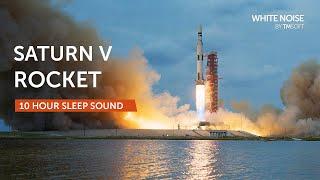 Saturn V Rocket Thrusters Sleep Sound - 10 Hours - Black Screen