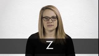 How to pronounce Z in British English