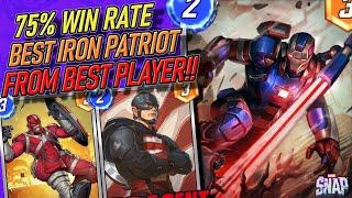 IRON PATRIOT IS F'N INSANE! Play The Best Deck by the Best Player! Marvel Snap