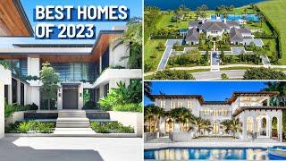 4 HOURS of LUXURY HOMES! The Best Homes of 2023 (part 1)
