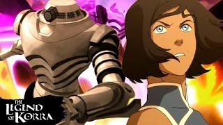 Korra vs. Kuvira's Mecha Suit  Full Scene | The Legend of Korra