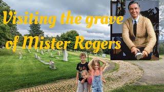 Visiting the grave of the incredible Mister Rogers