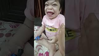 Aliza crying  baby no chocolate 