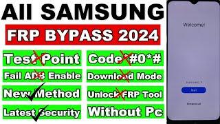 2024 All Samsung FRP Unlock/Bypass Android 13/14 Without Pc | No Test Point - No Code *#0*#
