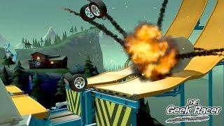 HOT WHEELS RACE OFF - CRASHES and FUNNY MOMENTS #10 - Truck and Car racing game