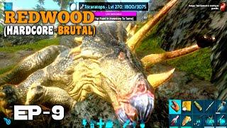 Ark Mobile Taming Triceratops And Building A Base/House (Ep - 09) | Hardcore-Brutal Survival Series