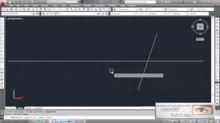 Autocad cortar una linea